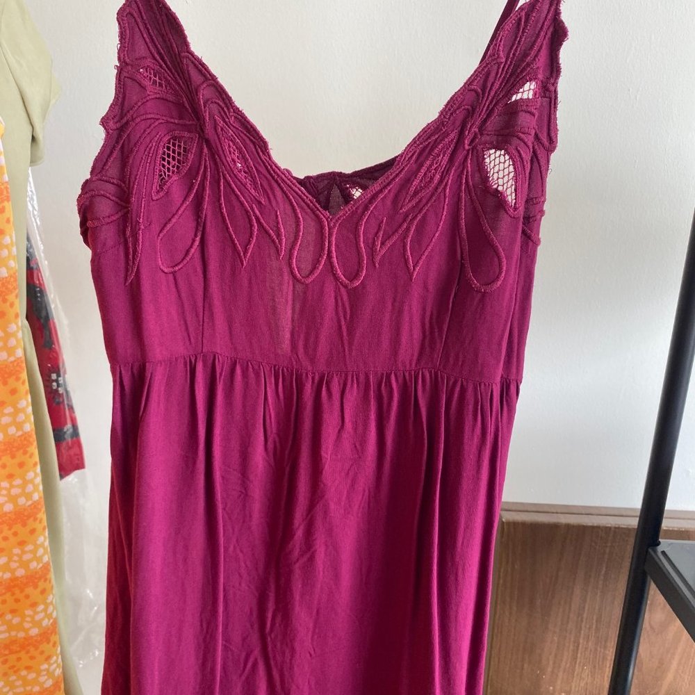 Urban Outfitters brand Staring at Stars beautiful embellished magenta dress